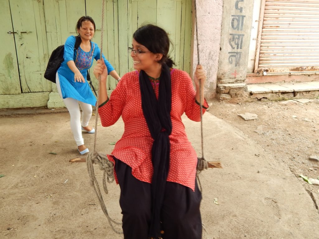 At Apsinga Village, Maharashtra