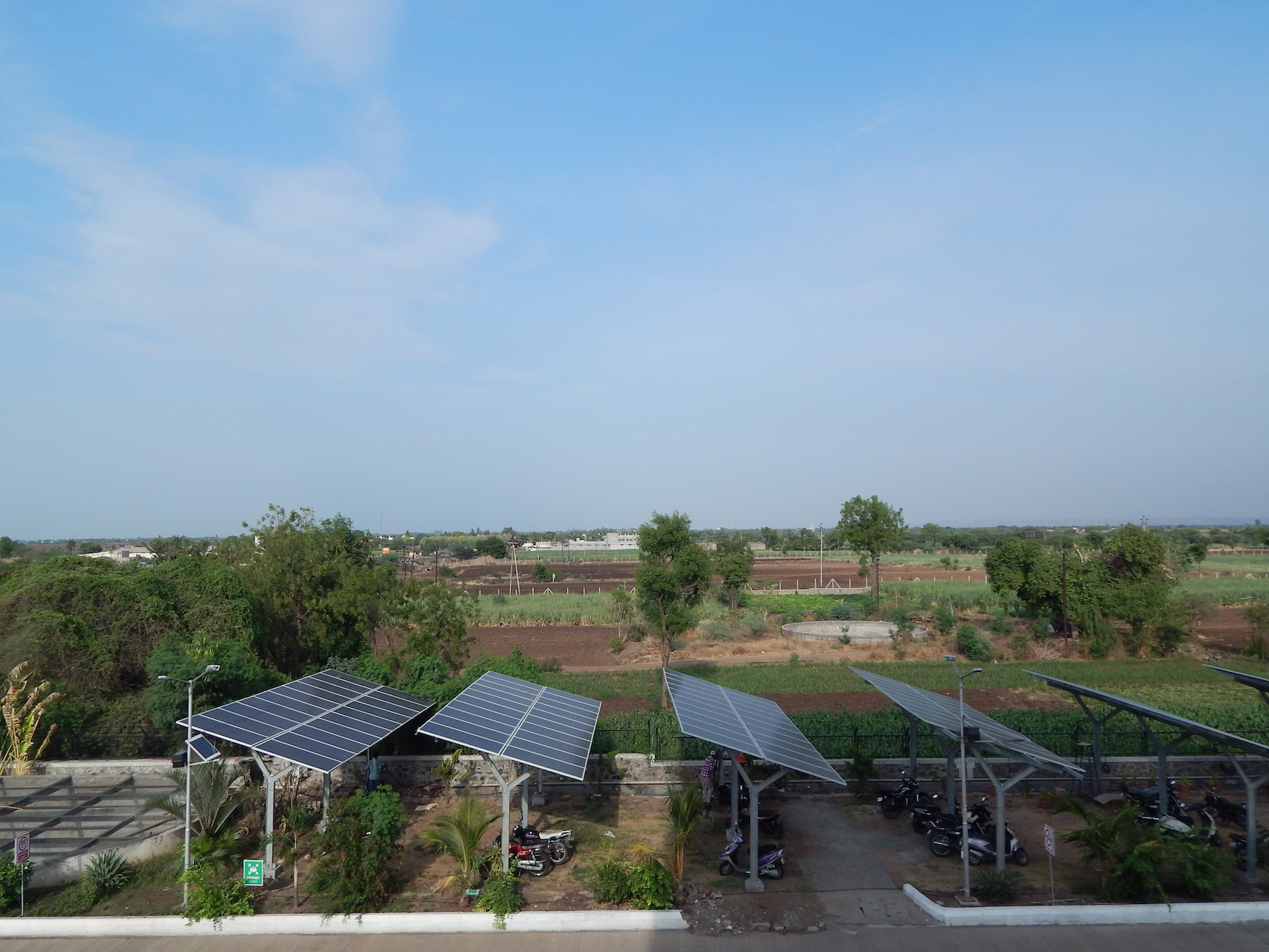 Solar Panels at Jakson Inns Phaltan