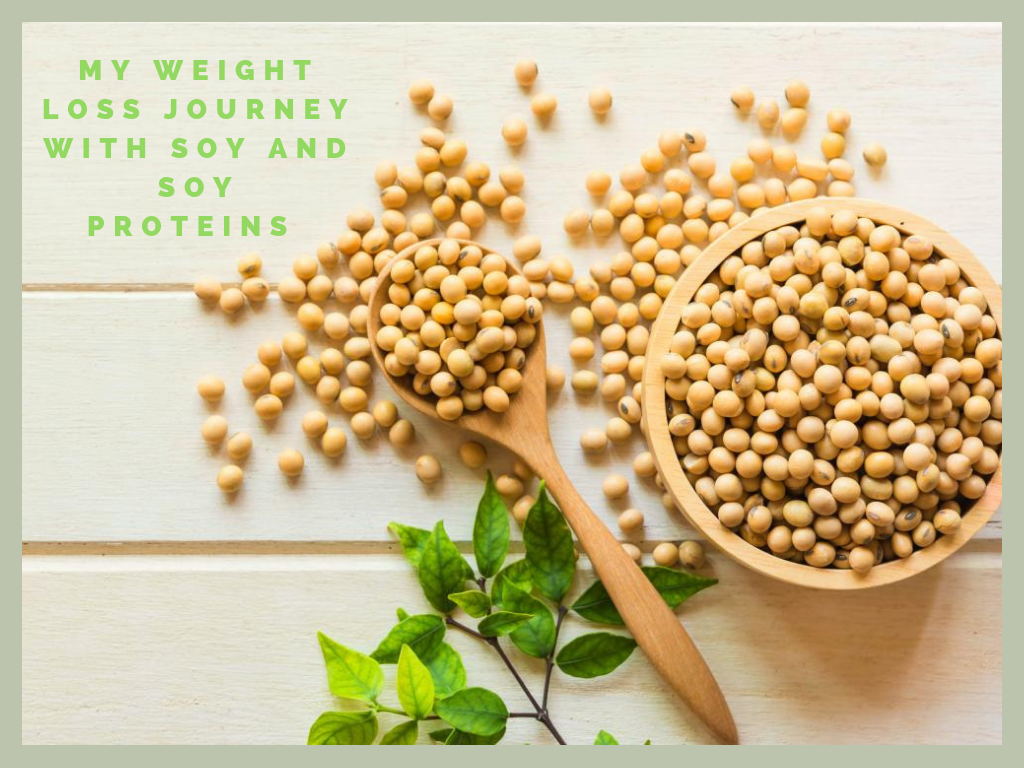 Weight loss with soy proteins 